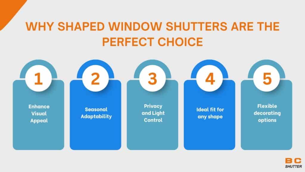Why Shaped Window Shutters Are The Perfect Choice