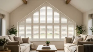 Custom Triangle Window Shutters – Perfect Fit Guaranteed