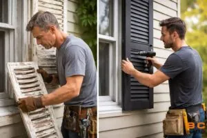 repaire or replace window shutters